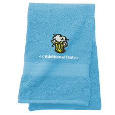 Personalised Beer Gift Towels Terry Cotton Towel Personalised Beer Gift Towels Terry Cotton Towel
